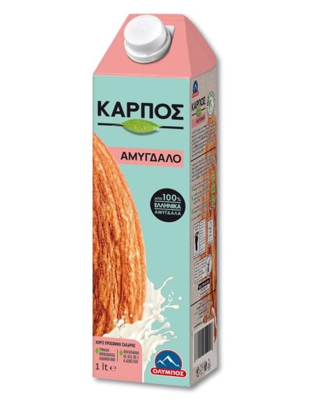 ΟΛΥΜΠΟΣ ΚΑΡΠΟΣ ΓΑΛΑ ΑΜΥΓΔΑΛΟΥ Χ.ΖΑΧΑΡΗ 1lt*12TEM/KIB