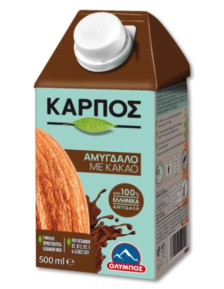 ΟΛΥΜΠΟΣ ΚΑΡΠΟΣ ΓΑΛΑ ΑΜΥΓΔΑΛΟΥ ΚΑΚΑΟ 500ml*12TEM/KIB