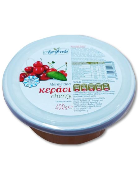 AGRIFREDA MERMELADA ΚΕΡΑΣΙ ΤΑΠΕΡ 400g*12ΤΕΜ/ΚΙΒ