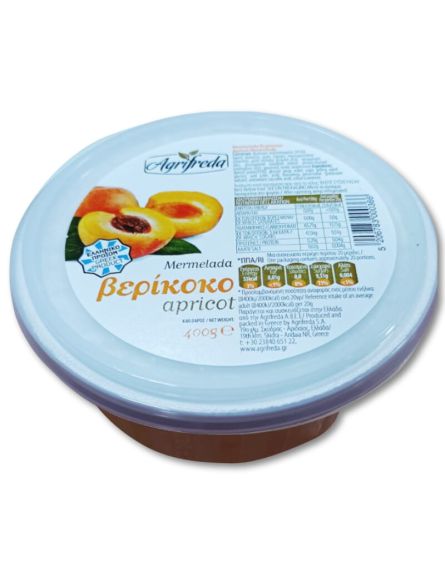 AGRIFREDA MERMELADA ΒΕΡΙΚΟΚΟ ΤΑΠΕΡ 400g*12ΤΕΜ/ΚΙΒ