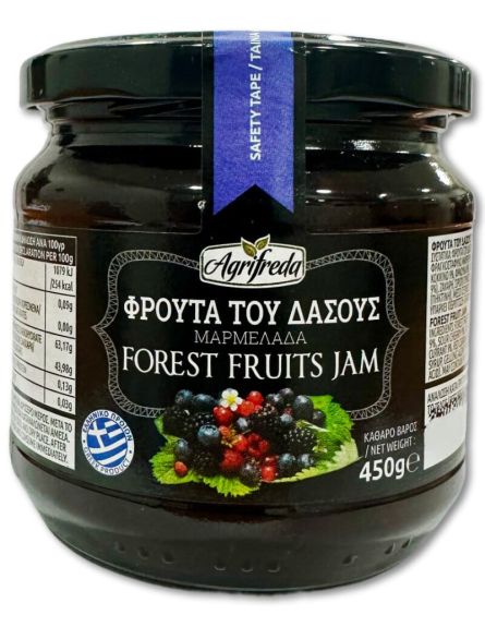 AGRIFREDA ΜΑΡΜΕΛΑΔΑ ΦΡΟΥΤΑ ΤΟΥ ΔΑΣΟΥΣ ΣΕ ΒΑΖΟ 450g*12ΤΕΜ/ΚΙΒ