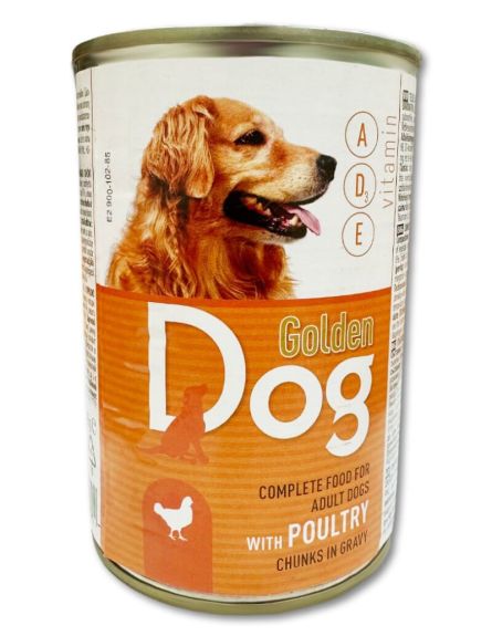 GOLDEN DOG ΚΟΤΟΠΟΥΛΟ 415g*24/ L 6KB / PAL 78KB