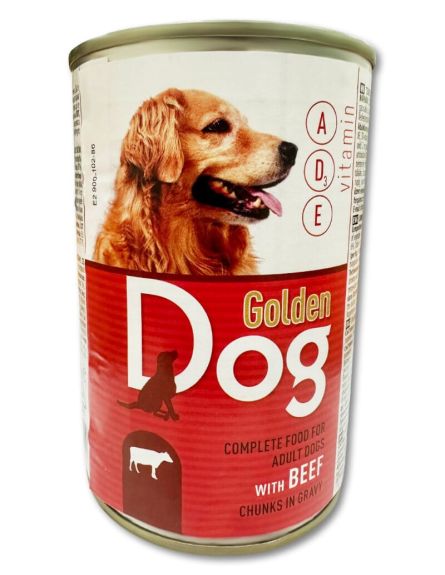 GOLDEN DOG ΜΟΣΧΑΡΙ 415g*24/ L 6KB / PAL 78KB