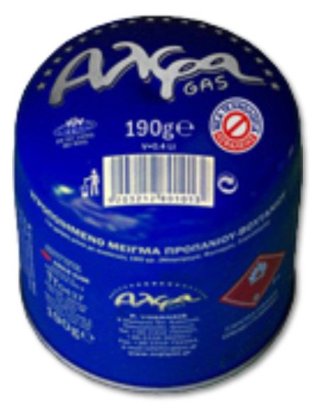 ΓΚΑΖΑΚΙ ALFA-GAS ΜΠΛΕ 190gr*48 / L 10KB / PAL 60KB