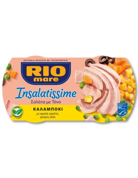 RIO MARE ΤΟΝΟΣΑΛΑΤΑ ΚΑΛΑΜΠΟΚΙ (2*160gr)*18 ΤΕΜ / L 11KB / PAL 66KB