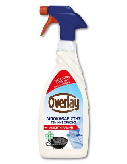 OVERLAY SPRAY ΛΙΠΟΚΑΘΑΡΙΣΤΗΣ ΓΕΝΙΚΗΣ ΧΡΗΣΗΣ 650ml*12/ L 12KB / PAL 36KB