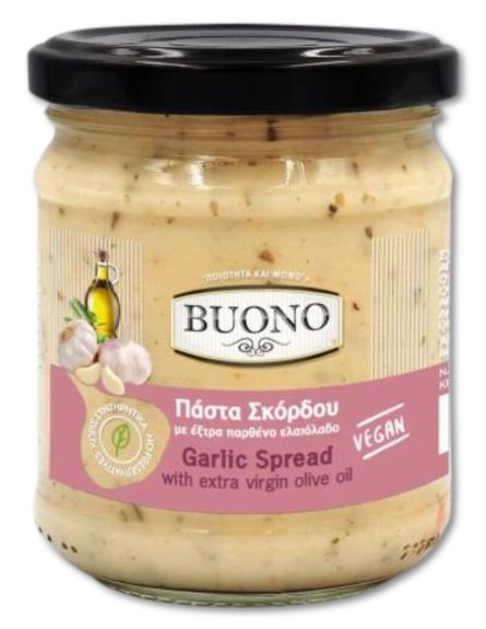 BUONO ΠΑΣΤΑ ΣΚΟΡΔΟΥ ΓΥΑΛΙΝΟ ΒΑΖΟ 200gr*6 ΤΕΜ / ΚΙΒ