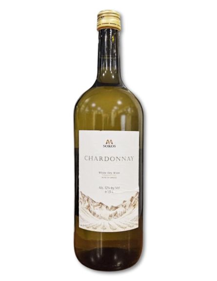 ΣΩΚΟΣ ΛΕΥΚΟΣ CHARDONNAY 1,5lt*6 ΤΕΜ/ΚΙΒ