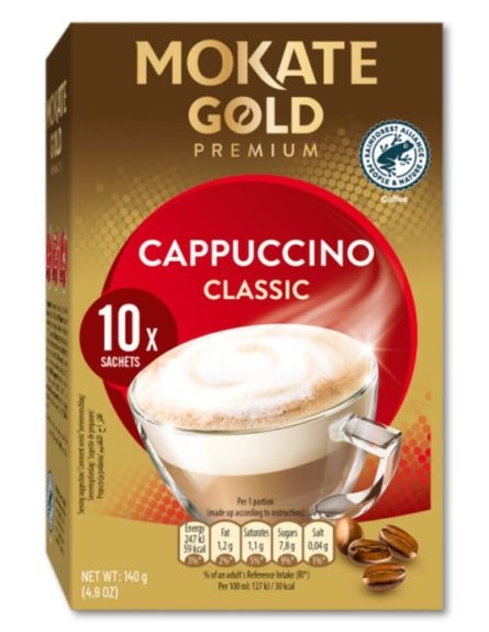 MOKATE GOLD PREMIUM CAPPUCCINO (ΠΚ*10)*12/ΚΙΒ