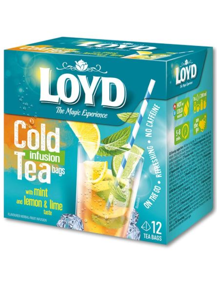 LOYD COLD INFUSION ΤΣΑΙ ΜΕΝΤΑ-ΛΕΜΟΝΙ (12*30g)*10/ΚΙΒ