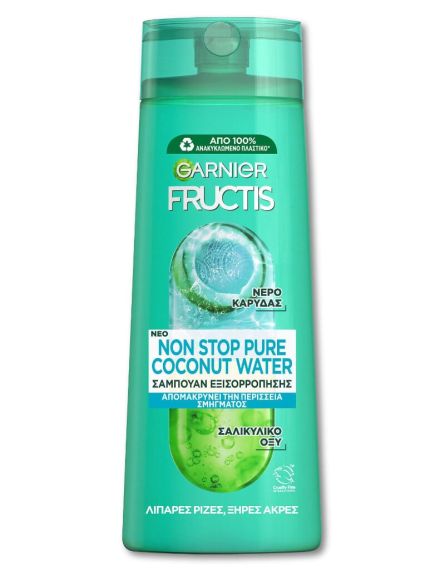 FRUCTIS ΣΑΜΠΟΥΑΝ COCONUTS WATER ΓΙΑ ΛΙΠΑΡΕΣ ΡΙΖΕΣ  400ml*12/ L 21KB / PAL 126KB