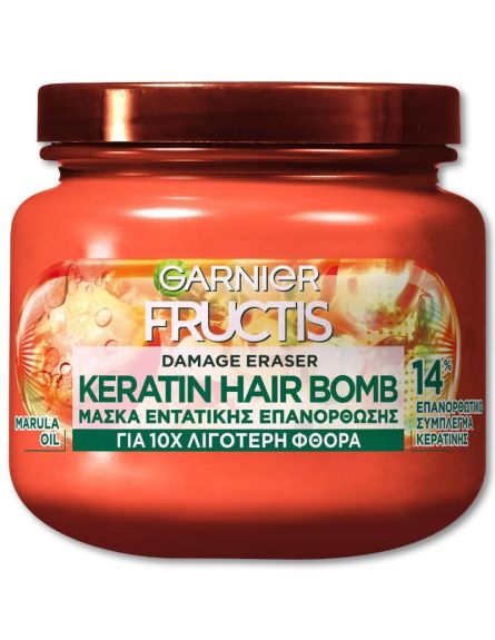 FRUCTIS ΜΑΣΚΑ ΜΑΛΛΙΩΝ HAIR BOMB ΕΝΤΑΤΙΚΗΣ ΕΠΑΝΟΡΘΩΣΗΣ 320ml*6ΤΕΜ/ΚΒ