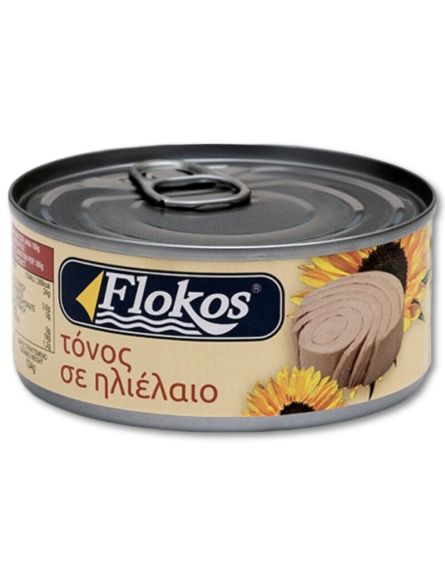 FLOKOS ΤΟΝΟΣ ΣΕ ΗΛΙΕΛΑΙΟ 160g*24/ L 12KB / PAL 60KB