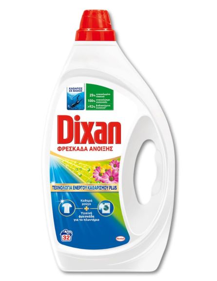 DIXAN GEL ΠΛΥΝΤ. SPRING FRESH 32mz*4 / L 14KB / PAL 70KB