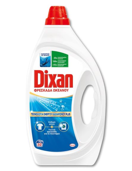 DIXAN GEL ΠΛΥΝΤ. OCEAN 32mz*4 / L 14KB / PAL 70KB