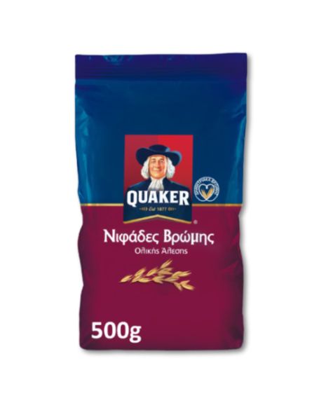 QUAKER OATS ΦΑΚΕΛΟΣ 500g*16/ L 8KB / PAL 48KB