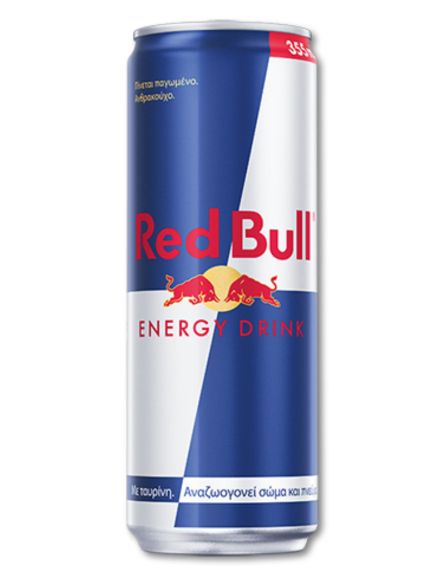 RED BULL ENERGY DRINK 355ml (18+6Δ) Π.Τ.Π.:1,99€*24/ L 11ΚΒ / PAL 88ΚΙΒ