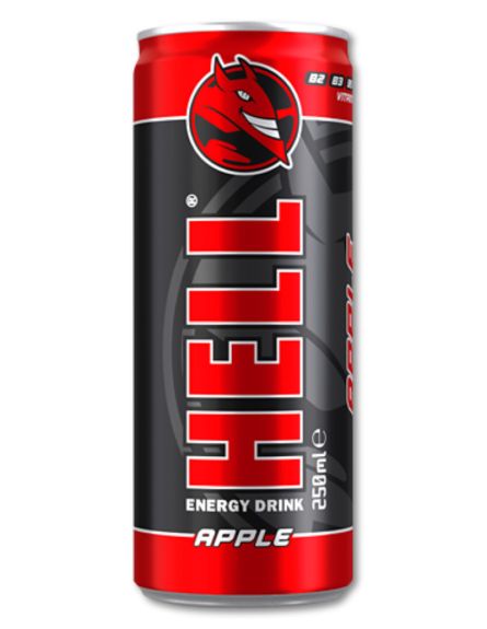 HELL ENERGY DRINK APPLE ΕΛΛ 250ml*24/ L 12KB / PAL 120KB