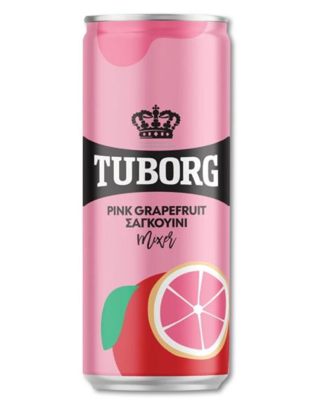 TUBORG ΚΟΥΤΙ PINK GRAPEFRUIT (6*330ML)*4/ L 10KB / PAL 100KB