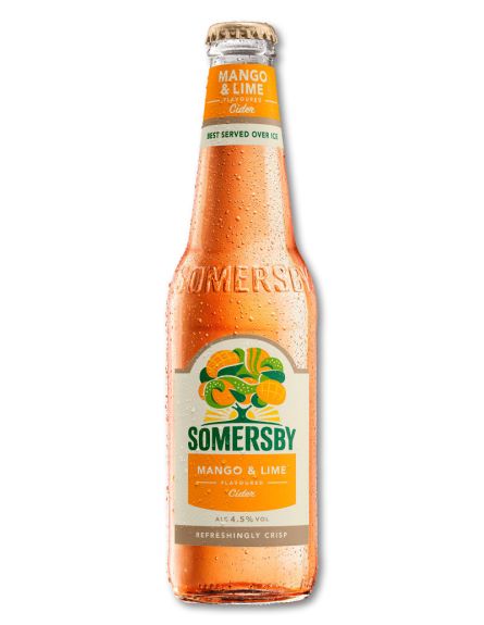 SOMERSBY MANGO & LIME CIDER 330ml  OW 4.5% ALC *12 / L 21KB / PAL 126KB