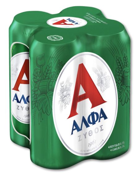 ΑΛΦΑ ΚΟΥΤΙ (ΠΚ-4*500ml)*6 / L 10KB / PAL  90ΚB