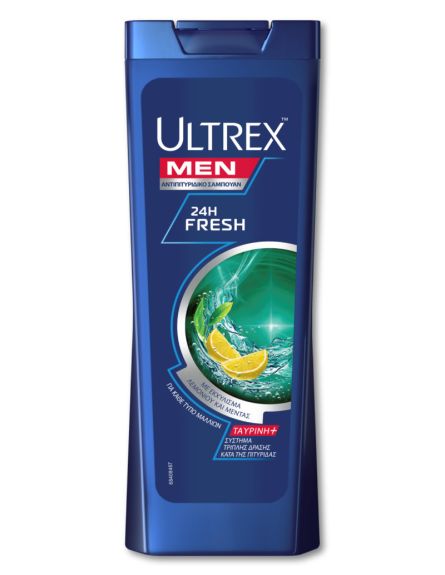 ULTREX ΣΑΜΠΟΥΑΝ ΑΝΔΡΙΚΟ FRESH 24H 360ml*12/ L 23KB / PAL 161KB