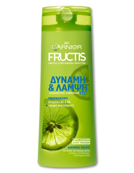 FRUCTIS ΣΑΜΠΟΥΑΝ 2 IN 1 ΔΥΝΑΜΗ ΚΑΙ ΛΑΜΨΗ 400ml*12/ L 21KB / PAL 126KB