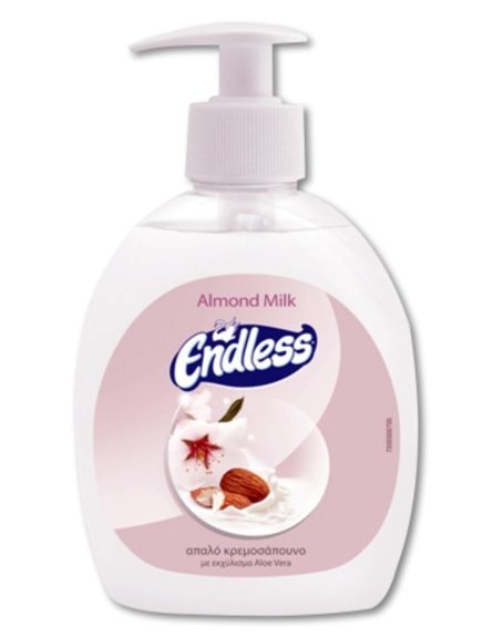 ENDLESS ΚΡΕΜΟΣΑΠΟΥΝΟ CREAM ALMOND MILK 300ml*12/L 15KB /PAL 75KB