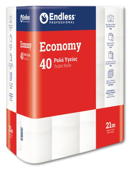 ENDLESS ΧΑΡΤΙ ΥΓΕΙΑΣ ECONOMY 65gr 40ΡΟΛΑ