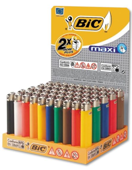 BIC ΑΝΑΠΤΗΡΑΣ ΜΑΧΙ ΠΟΛΥΧΡΩΜΟΣ ΜΕ ΑΣΦΑΛΕΙΑ J26 50ΤΕΜ/DISPLAY 12DISPLAY/KIB