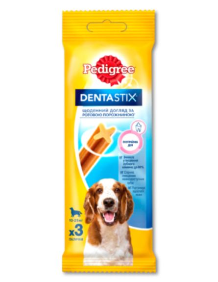 PEDIGREE DENTASTIX MEDIUM 77gr*18TEM/KB