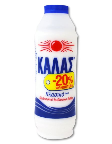 ΚΑΛΑΣ ΑΛΑΤΙ -20%ΦΘΗΝ. (PET) 750g*16 / L 12KB / PAL 84KB