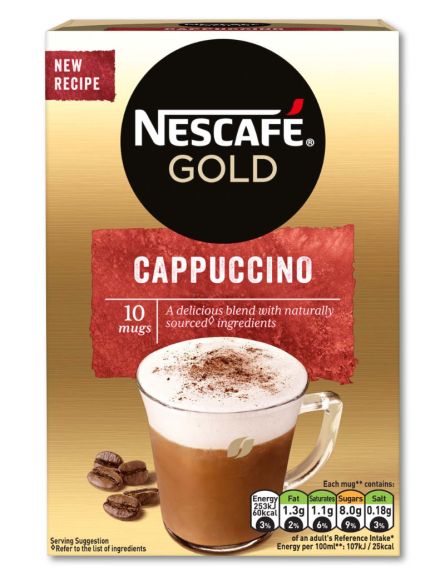 NESCAFE CAPPUCCINO GOLD (ΠΚ-10*14g)*6TEM/PAL 154KIB