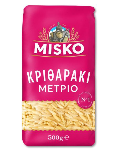 ΜΙΣΚΟ ΚΡΙΘΑΡΑΚΙ ΜΕΤΡΙΟ 500g*20/ L 12KB / PAL 84KB