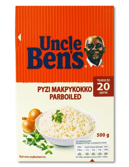 UNCLE BEN'S ΡΥΖΙ PARBOILED ΣΕ ΣΑΚOΥΛ.10' 500gr*12/ L 12KB