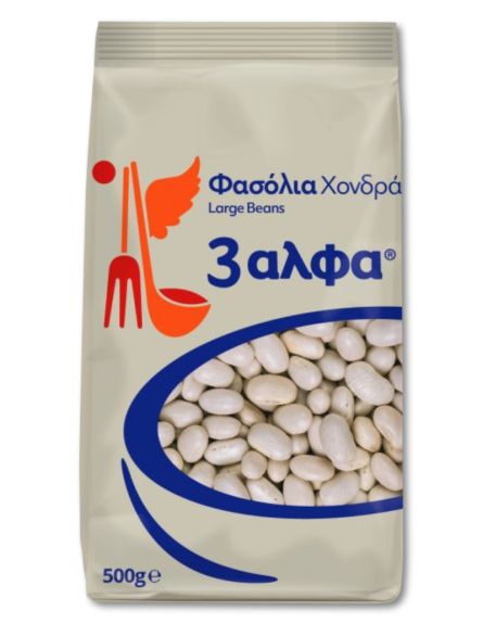 3Α ΦΑΣΟΛΙΑ ΧΟΝΔΡΑ 500g*20/ L 10KB / PAL 40KB