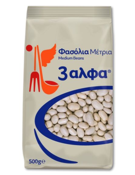 3Α ΦΑΣΟΛΙΑ ΜΕΤΡΙΑ 500g*20/ L 10KB / PAL 40KB