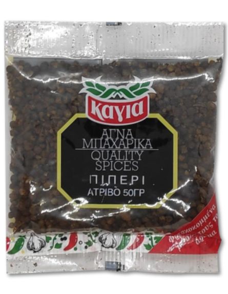 ΚΑΓΙΑ ΠΙΠΕΡΙ ΜΑΥΡΟ ΑΤΡΙΒΟ ΦΑΚΕΛΟ 50gr*24 ΤΕΜ/DISPLAY