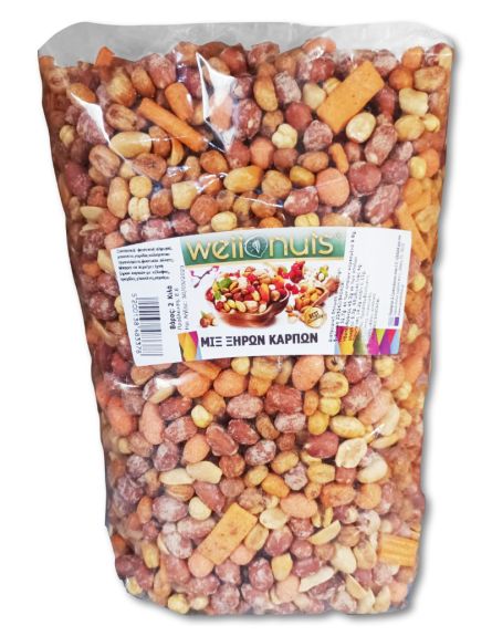 WELLNUTS ΜΙΞ ΞΗΡΩΝ ΚΑΡΠΩΝ (ΣΑΚΟΥΛΑ) 2kg*4