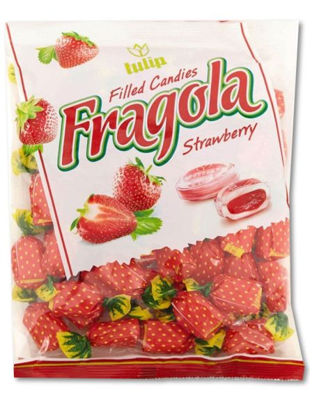 TULIP ΚΑΡΑΜΕΛΕΣ FRAGOLA 400gr*20ΤΕΜ/L 9KB