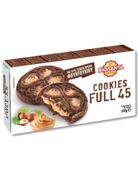 ΒΙΟΛΑΝΤΑ COOKIES FULL 45% ΚΡΕΜΑ ΦΟΥΝΤΟΥΚΙΟΥ 150gr *12/ L 12KB / PAL 110KB