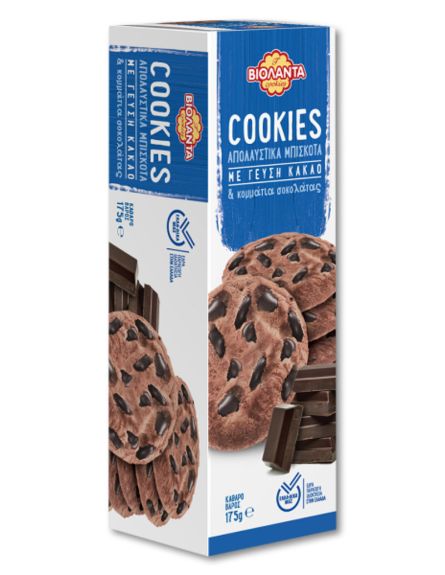 ΒΙΟΛΑΝΤΑ ΜΠΙΣΚΟΤΑ COOKIES ΚΑΚΑΟ 175g *12/ L 12KB / PAL 110KB