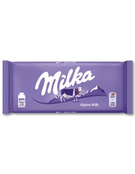 MILKA ALPINE MILK ΕΙΣΑΓ. (100gr*24)/ L 20DIS / PAL 300DIS