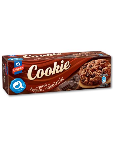 ΑΛΛΑΤΙΝΗ COOKIES DARK ΣΟΚΟΛΑΤΑΣ 175gr*12/L 15KB / PAL 105KB