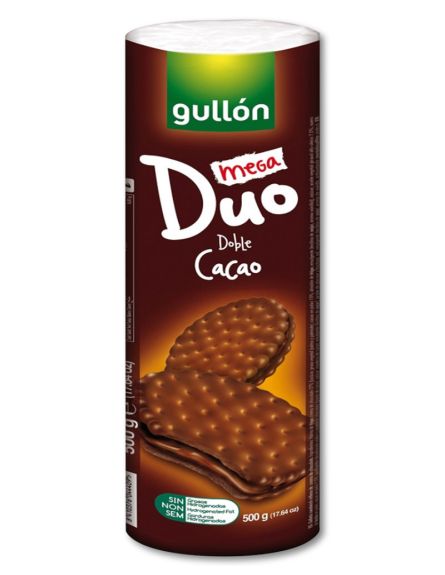 GULLON MEGA DUO DOUBLE CHOCO 500gr*20TEM/KB