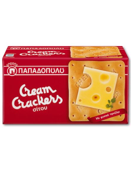 ΠΑΠΑΔΟΠΟΥΛΟΥ CREAM CRACKERS ΣΙΤΟΥ 140g*18