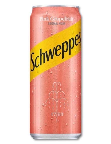 SCHWEPPES PINK GRAPEFRUIT  24*330ml / L 11KB