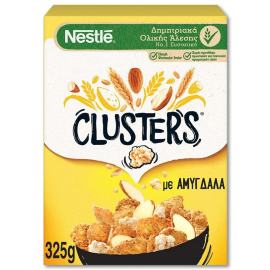 CLUSTERS ΔΗΜΗΤΡΙΑΚΑ ΟΛ.ΑΛΕΣΕΩΣ ΜΕ ΑΜΥΓΔΑΛΟ 325g*16ΤΕΜ/ΚΒ 48 PAL