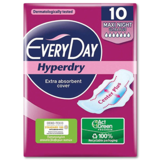 EVERYDAY HYPERDRY MAXI NIGHT (ΠΚ-10ΤΜ)*36/KIB
